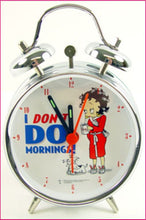 Load image into Gallery viewer, Betty Boop Alarm Clock with 3&quot; face