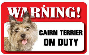 Cairn Terrier Pet Sign