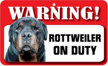 Load image into Gallery viewer, Rottweiler Pet Sign