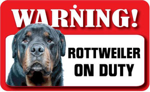 Rottweiler Pet Sign