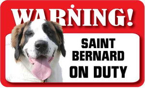 Saint Bernard Pet Sign
