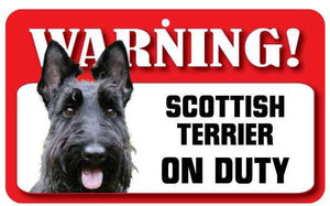 Scottish Terrier Pet Sign