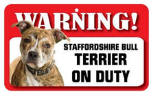 Load image into Gallery viewer, Staffordshire Bull Terrier  Pet Sign