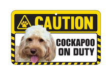 Load image into Gallery viewer, Cockerpoo Caution Sign