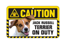 Load image into Gallery viewer, Jack Russell Caution Sign
