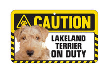 Load image into Gallery viewer, Lakeland Terrier Caution Sign