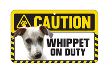 Load image into Gallery viewer, Whippet Caution Sign