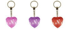 Load image into Gallery viewer, HK031-HK125 Diamond Heart Keyrings - Names and Letters