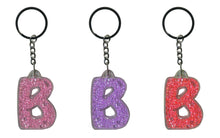 Load image into Gallery viewer, Initial B Itzy Glitzy Keyring