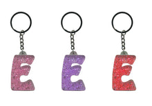 Load image into Gallery viewer, Initial E Itzy Glitzy Keyring