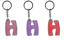 Load image into Gallery viewer, Initial H Itzy Glitzy Keyring