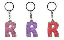 Load image into Gallery viewer, Initial R Itzy Glitzy Keyring