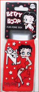 Betty Boop Phone Sox Initial O