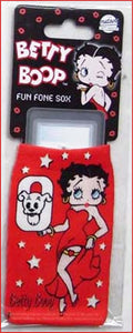 Betty Boop Phone Sox Initial P