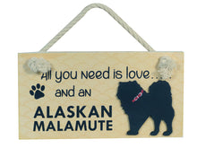 Load image into Gallery viewer, Alaskan Malamute Wooden Pet Sign