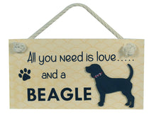 Load image into Gallery viewer, Beagle Wooden Pet Sign