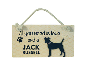 Jack Russell Wooden Pet Sign