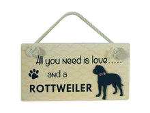Load image into Gallery viewer, Rottweiler Wooden Pet Sign