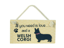 Load image into Gallery viewer, Welsh Corgi Wooden Pet Sign