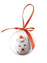 Load image into Gallery viewer, XPB021 - Christmas Westie Bauble