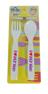 YM005 - I Love My Nan Cutlery Yumm Ware