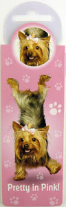 YP018 - Pretty In Pink Yoga Pet Bookmark