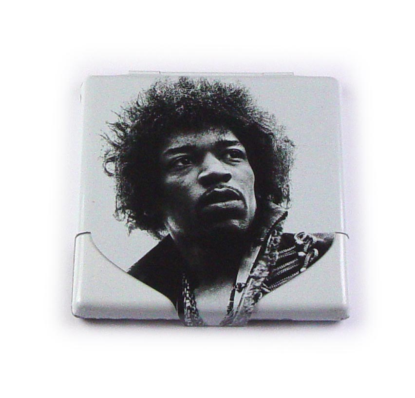 AM485 - Jimi Hendrix B&W Face Cigarette Case