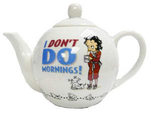 BP2105 - Betty Boop I Don't Do Mornings Teapot