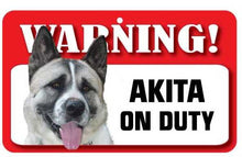 Load image into Gallery viewer, Akita Pet Sign