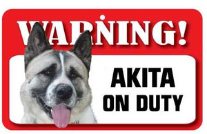Akita Pet Sign