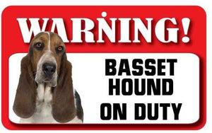 Basset Hound Pet Sign