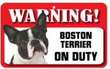 Load image into Gallery viewer, Boston Terrier Pet Sign