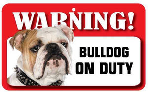 Bulldog Pet Sign