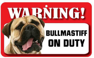 Bullmastiff Pet Sign