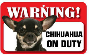 Chihuahua (Multi Coloured) Pet Sign