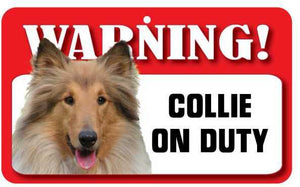 Collie (Rough) Pet Sign