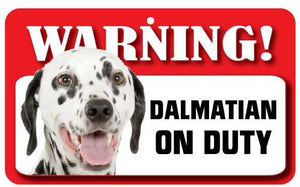 Dalmation Pet Sign
