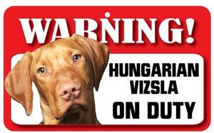 Hungarian Vizsla Pet Sign