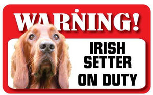 Irish Setter Pet Sign