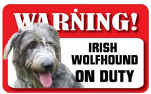 Load image into Gallery viewer, Irish Wolf Hound Pet Sign