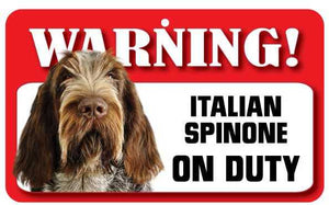 Italian Spinone Pet Sign