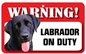 Labrador (Black) Pet Sign