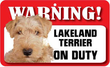 Load image into Gallery viewer, Lakeland Terrier Pet Sign