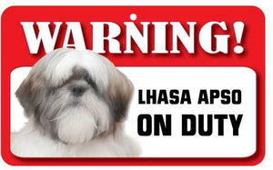 Lhasa Apso Pet Sign