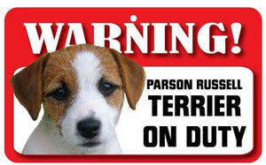 Parson Russell Terrier Pet Sign