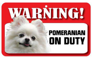 Pomeranian Pet Sign