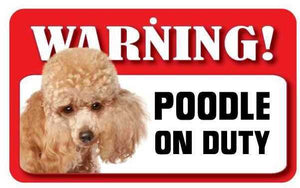 Poodle (Toy) Pet Sign