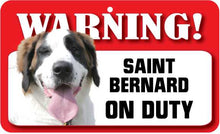 Load image into Gallery viewer, Saint Bernard Pet Sign