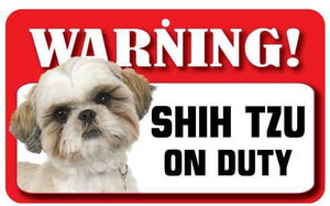 Shih Tzu  Pet Sign