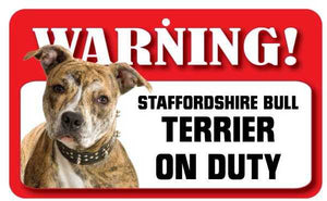 Staffordshire Bull Terrier  Pet Sign
